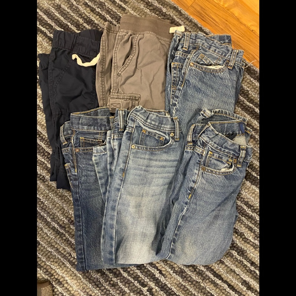 6 pairs size 7 boys pants